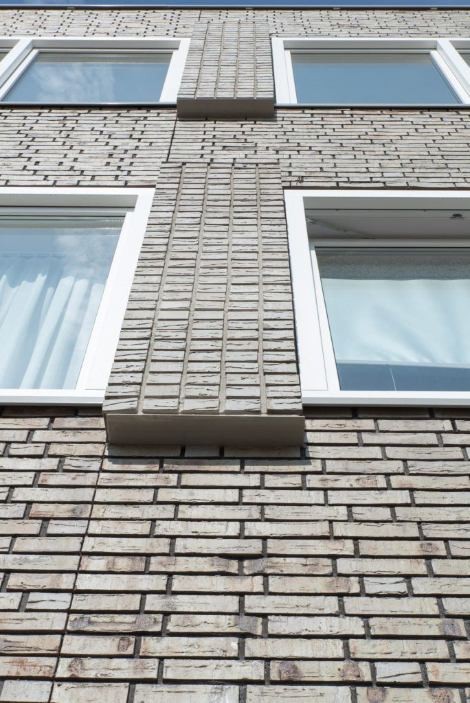 De Kaap in Hoogeveen metselwerk onderaanzicht met kozijnen