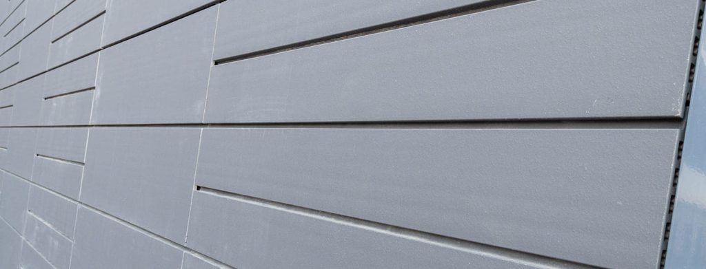 Keramische tegels van Argeton dichtbij in grijs