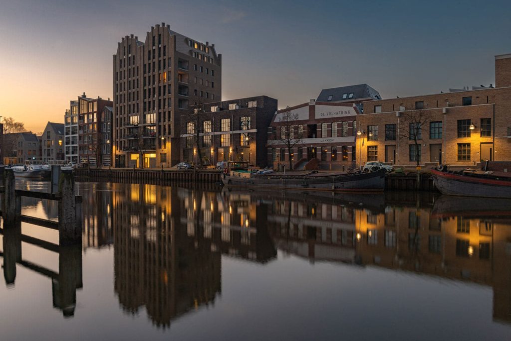 Kraanbolwerk Zwolle Gevelstenen Aberson skyline 2