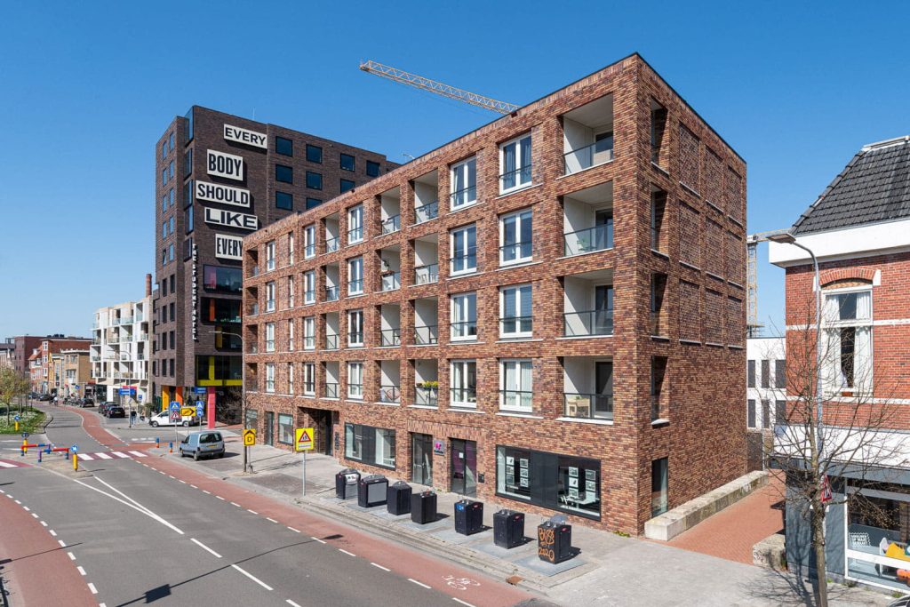 Dikformaat gevelsteen Boterdiep zijaanzicht Aberson 1