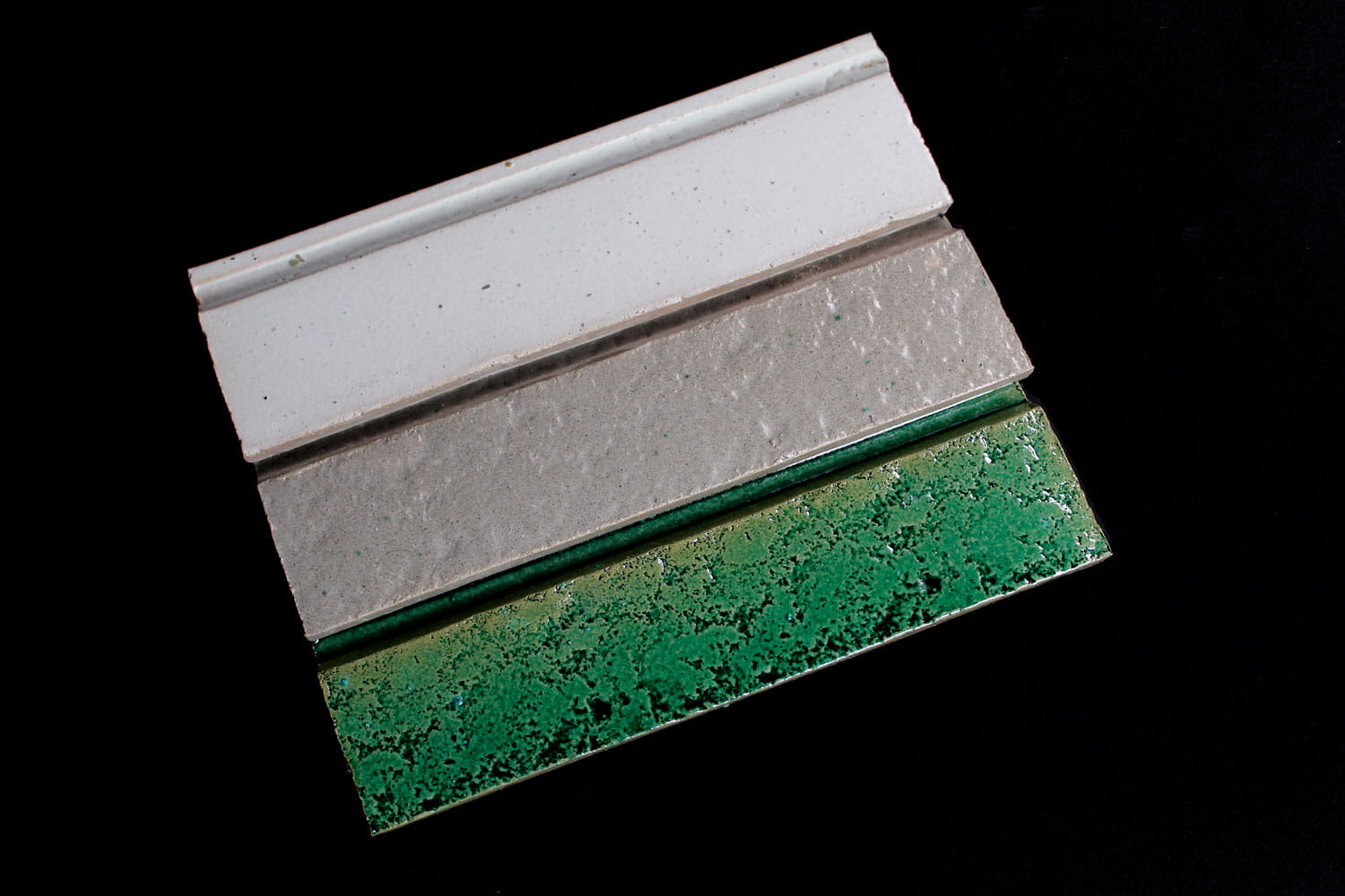 3xlosse-strips-waste-glaze-1610ceramics-aberson