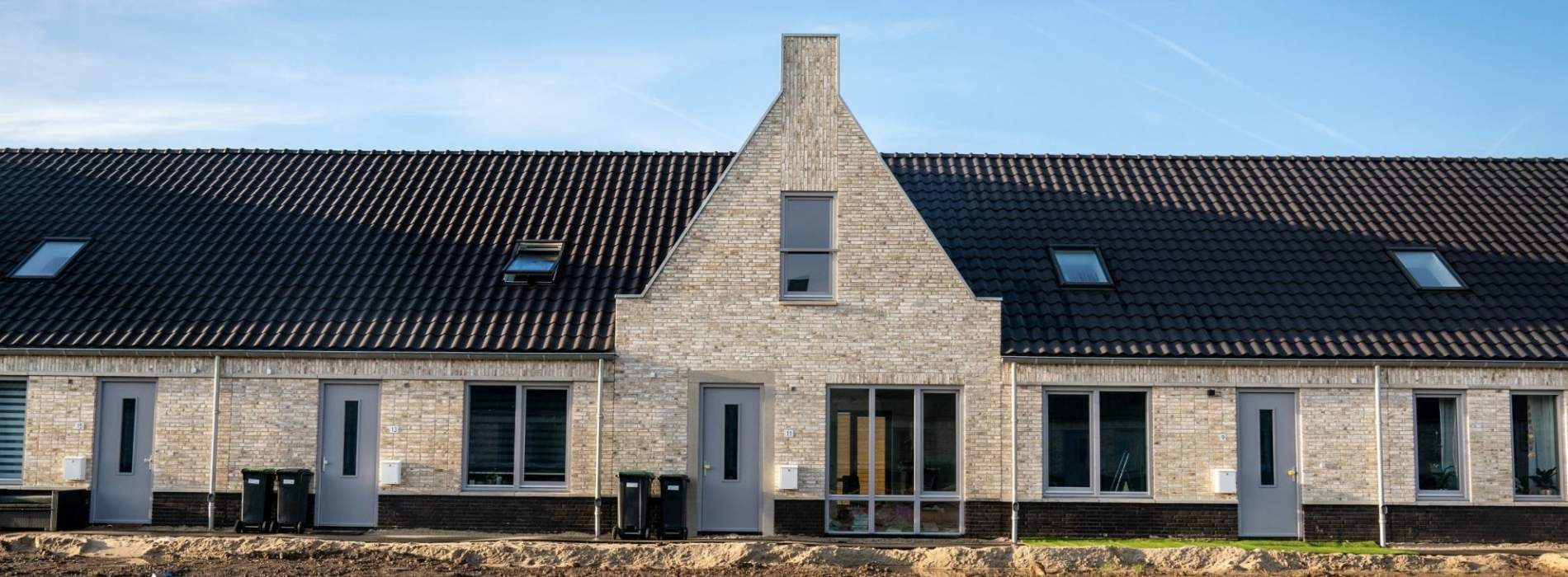 EcoBrick duurzame gevelstenen - project Liesdaal Maren-Kessel header - Duurzaam bouwen - Aberson - beeld Wienerberger