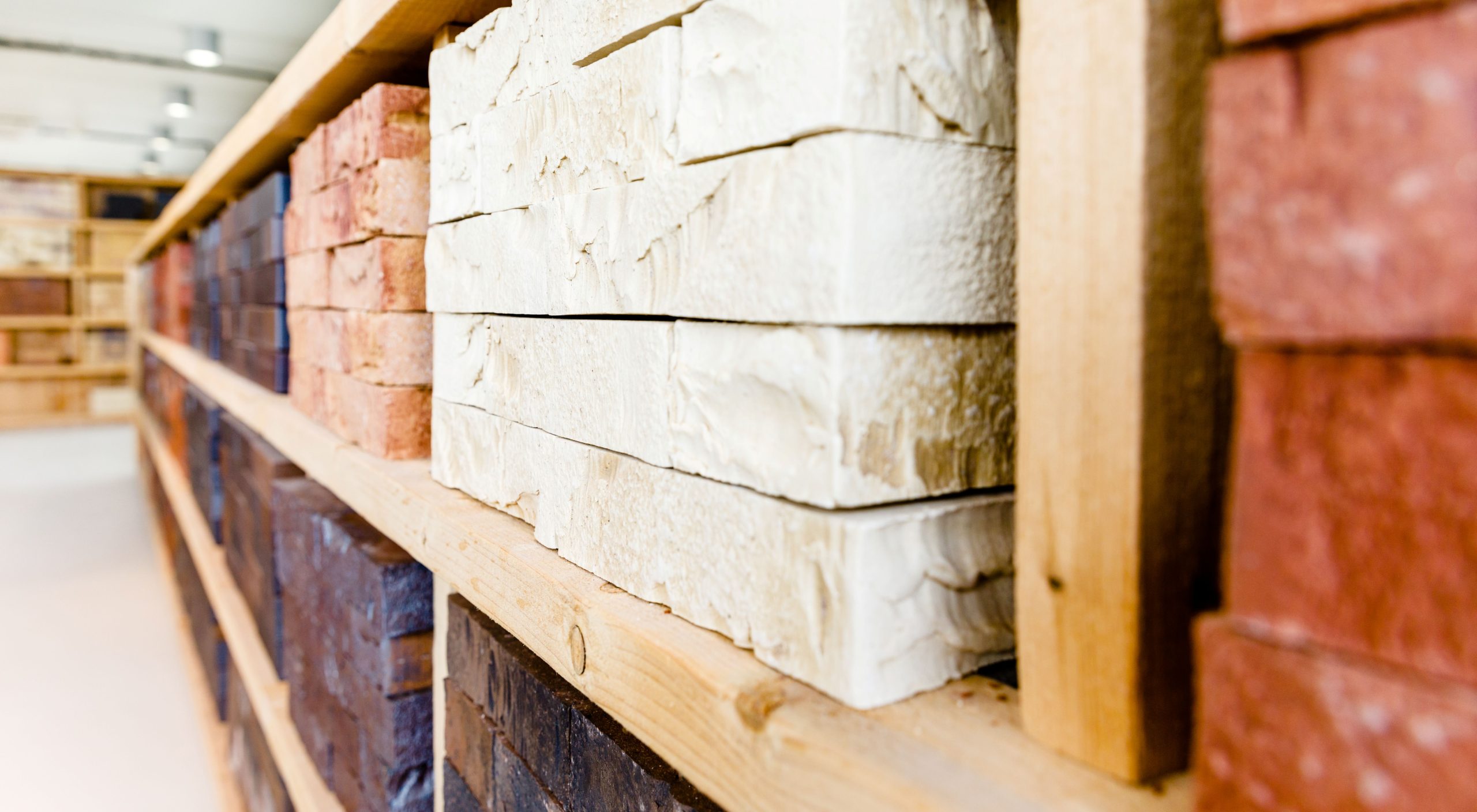 Assortiment keramische gevelstenen